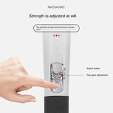 2 Heads Charging Electric Body Hammer Red Light Vibration Back Cervical Massage Stick Health Care Relieve Pain