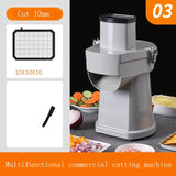 220V Electric Multifunctional Vegetable Cutter Slicer Lemon Potato Commercial Dicing hine Shredde Food Processor