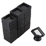 Coin Box - Set Of 30 3D Floating Frame Display Holder with Stands for , AA Medallions, Jewelry, Black
