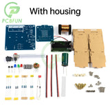 DIY Electronic Electromagnetic Transmitter Shooting Game Kit Mini High Voltage Converter Boost Module Soldering Practice