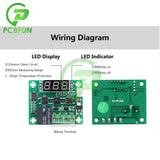 W1209 RGB light DC 12V heat cool temp thermostat control switch temperature controller thermometer thermo