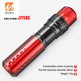 Flip Rotary Tattoo Pen hine Black red gradient