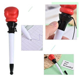 Design Fist-shaped Ballpoint Novelty Bounce Decompression Pen Set with Bo Glove for Office