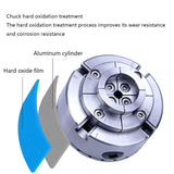 5.5 inch lathe bevel gear self-centering woodworking wood rotary round chuck