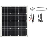 100W Solar Panel with 10-100A Controller Waterproof USB Port Solars Plate Battery Charger for Phone Power Bank Outdoor Home Use