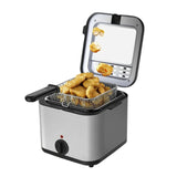 110V/220V 1000W Electric Fryer less French Fries Chicken Frying Grill Multi-function Household Commercial Hot Pot Oven