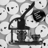 Round Badge Making Machine For DIY Gifts Keychain Pin Buttons Attachments Fridge Button