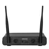 Wireless Microphone Handheld Dual Channels Uhf Cordless Dynamic Mic Handheld Microphone System for Home Karaoke Home Ktv Show
