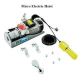 Mini Electric Lifting Cable Hoist Winch Household Small Decoration Hoisting Crane