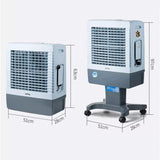 Outdoor Chiller Solar Rechargeable Commercial Mobile Refrigeration Air Conditioning Factory Water Coog Fan