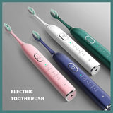 Rechargeable Magnetic Levitation Electric Adult Smart Ultrasonic Waterproof Soft Bristle Toothbrush Home