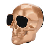 Plating Skull Portable Wireless Bluetooth Speaker Mini Subwoofer Stereo with DSP Compatible Phone/PC Outdoor Car Waterproof Audio