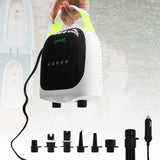 Electric Air with 6 Nozzles Board Pump Dual Stage Iation Auto-Off for Iatable Paddle Boards Boats Mattress
