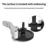 Extruder Assembly CNC POM Nanocoated Hardened Steel Compatible w/ Bambu Lab A1 Mini Extrusion Head Gear 3D Printer