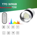 WEEK AQUA T70 RGB 70W Button Edition High Power Moonlight Led Aquarium Light Full Spectrum Freshwater Aquatic Plants 2nd Stand