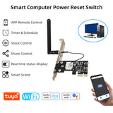 Tuya WiFi Intelligent Computer Power Reset Remote APP Controlled Voice Activated Management Switch with Timer Schedug