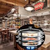 2/3pcs, Stainless Steel Steamer, Steamer Cooker Integrated, Thickened Soup Pot Special