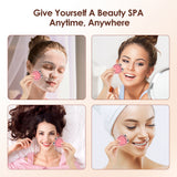 Electric Lifting Beauty Device Microcurrent Vibration Double Chin Removal hine LED Photon Therapy Face Slimming Massager