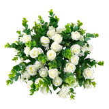 3 Pack Artificial Flowers Fake Silk Rose Decoration Faux Flower Bouquet For DIY Vase Home Wedding Party