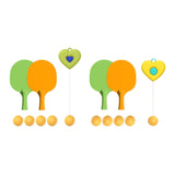 Table Tennis Trainer Portable with Racket Ball Parent Child Interaction Toy for