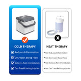 Portable Compression Facial Ice Water Circulation System Recovery Cryotherapy Device ColdTherapy hine