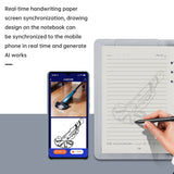Smart Pen A5 Leather Notebook ed Journal Planner Real-time Sync for Digitizing Use with APP Voice-to-Text/ AI Function