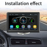 7 Inch Car Multimedia Player for 12-24V Vehicle Support Wired/Wireless Carplay Android Auto Fm Usb Disc Tf Card Play Mirror k