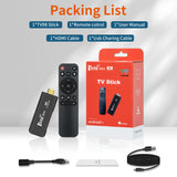 TV98 Mini Stick Android 12 Support 4K Video Wifi 6 3D 2.4G&5G Body Feeg Game Set Top 2GB 16GB TV Box