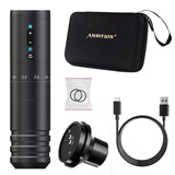 Ambition  Portable Wireless Tattoo Pen Machine Powerful Coreless DC Motor 2200 mAh 4.0mm Stroke Lithium Battery for Artist Body