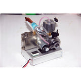 Methanol Mini DIY Combustion Motor Gasoline Petrol Engine Electric Generating Set Unit For Lighting Charging