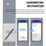 Set Smart Notebook OCR Digital Sync Pen 3 for Student Designer Business Man Record Notes Voices Bluetooth Wireless