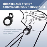 For Refer To Description O-Ring Design Hook Accessories 10X Tie Down Rings Tie-Down Anchors Hoo