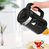 1pc, 1500W Electric Kettle, Durable Large Capacity Automatically Power-Off When Opened, Plastic Body With High-Frequency Glass Bladder