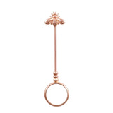Bee Shape Blunt Holder Joint Cigarette Clip Finger Ring for Women and Men Smoking Accessories