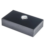 CRUSHER Cedar Wood Humidifier Hygrometer Cigar Humidor Sigaren Box Cigarrate Case