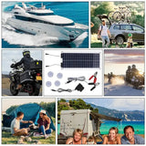 500W Portable Solar Panel+10A Controller Waterproof USB Port Solars 5V Battery Charge for Outdoor Camping Phone Power Bank