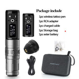 2023 Hot SaleAmbition Wireless 2400mAh LithiumBattery Tattoo Machine Pen Coreless Motor Direct Drive Fast Charge for Body Artist
