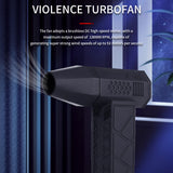 Mini Turbo Jet Jetdry 130000RPM 45m/s USB Rechargeable Hair Dryer Powerful Blower Brushless Motor With High Speed Duct Fan