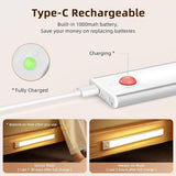 Sensor human intelligent LED long magnetic self-adhesive charging light strip 2PC