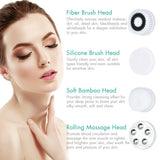 4 In 1 Electric Brush Waterproof Facial Massager Face Cleansing Device for Deep Cleaning Removal Blackhead Pore