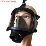 MF14 Reusable Face Mask Silicone Self-Priming Full Face Facepiece Widely Used In Woodworking Dust Protector Welding Spray Paint