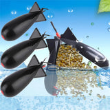 1/2PCS Carp Fishing Rockets Bomb Spomb Fishing Tackle Rocket Feeder Float Attract Container Nesting Fishing Tools Accessories