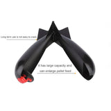 1/2PCS Carp Fishing Rockets Bomb Spomb Fishing Tackle Rocket Feeder Float Attract Container Nesting Fishing Tools Accessories