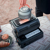 1.3KW Portable Outdoor Heating Furnace Dual-use Liquefied Gas Winter Recreational Vehicle Heater furnace stoves