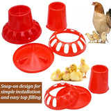 1.5kg/2.5kg/3.5kg Automatic Chicken Feeder Bucket Quail Pigeon Feeder Chicken Feeding Bucket Poultry Animal Feeding Tools 1Pc