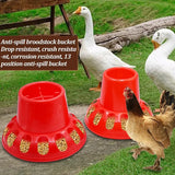 1.5kg/2.5kg/3.5kg Automatic Chicken Feeder Bucket Quail Pigeon Feeder Chicken Feeding Bucket Poultry Animal Feeding Tools 1Pc