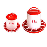 1.5kg/3kg Poultry Chicken Feeder Bucket Birds Drinking Birds Diet Tools Drinking Pots Pigeon Feeder Animal Supplies 1PCS
