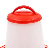 1.5kg Chicken Feeder Bucket Poultry Food Feeding Tools Chicken Chick Hen Poultry Lid Handle Pail Feeding Watering Supplies