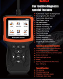 1 PC M301 Automobile Fault Diagnosis Instrument Engine Tester OBD 2 Detection Tool Code Reading Card ABS Airbag