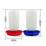1 Pcs Chicken Feeder Pheasant Water Bucket Drinker Bowl for Chicken Duck Quail Dove Bird Feeder Chicken Farming Tool
